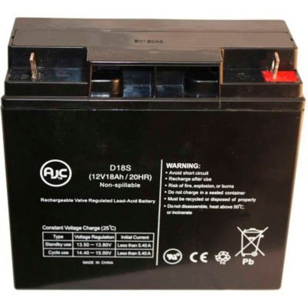 AJC¬Æ Genesis NP12-12T, NP 12-12T 12V 10Ah UPS Battery, Battery Clerk, Mfr#: NP12-12T-Genesis-12V-10Ah-UPS